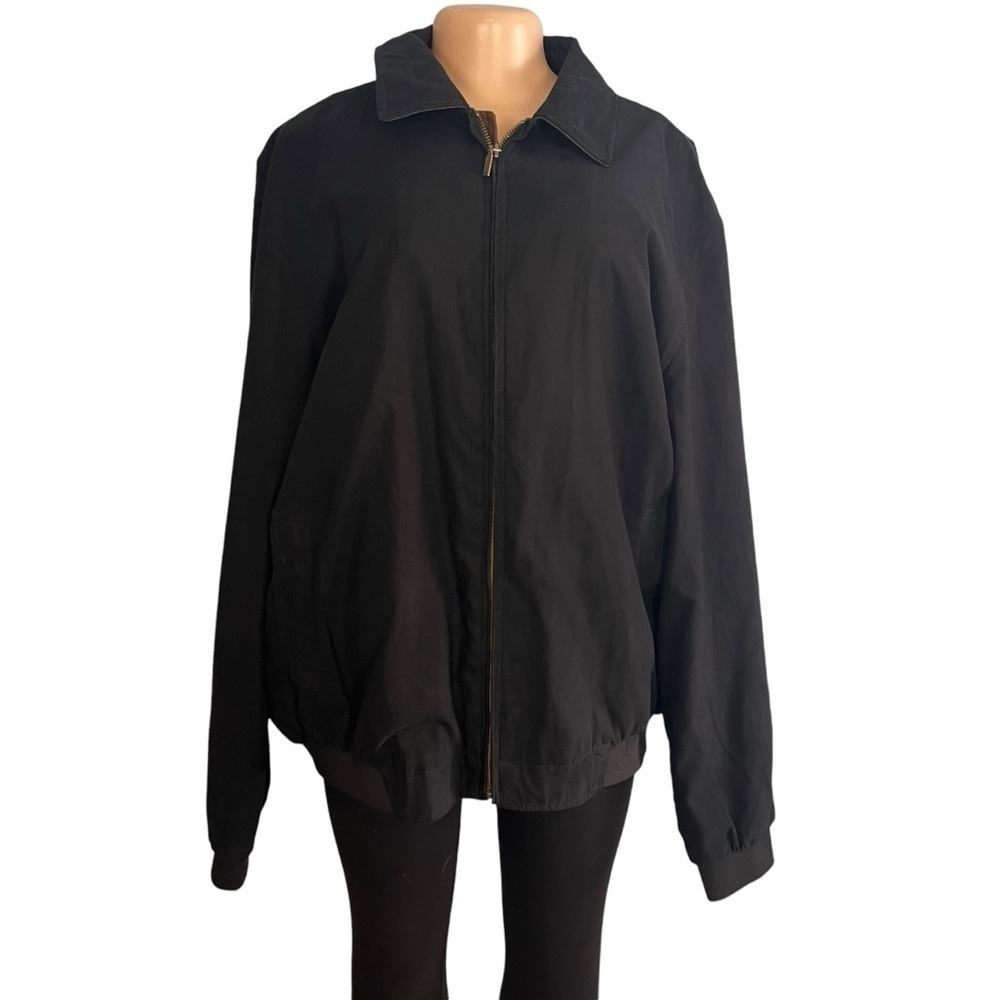 3/$30 ☀️ Orvis Black Bomber Jacket Full Zip